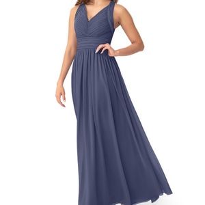 Azazie Glenna Dress in stormy